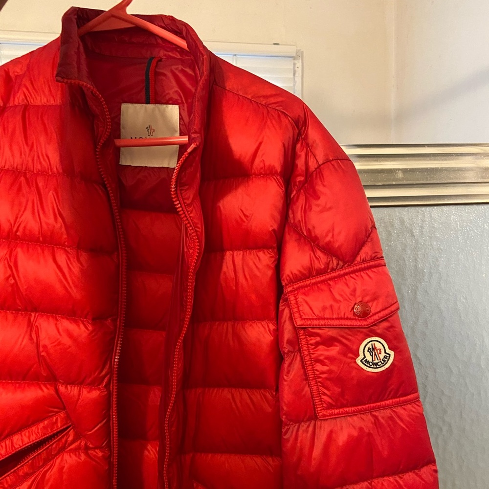 Mens Moncler Red Jacket